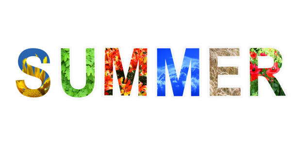 istock word summer by different letters isolated on white 690619892