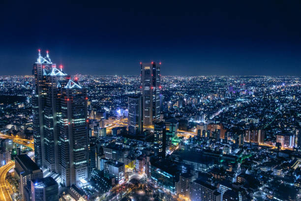 istock Cityscapes in Tokyo at Night 690626498