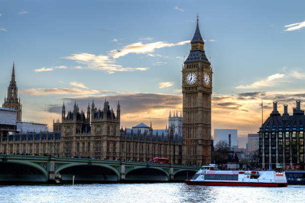 istock Big Ben and westminster bridge in London 690635796