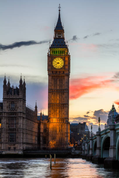 istock Big Ben and westminster bridge in London 690635802