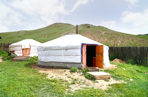 The ger camp  in Gorkhi-Terelj National Park at Ulaanbaatar , Mongolia