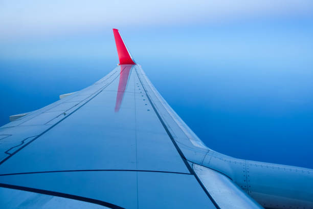 Aircraft - Looking out of the window during the flight