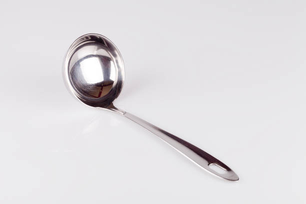 istock Metal soup ladle 690650948