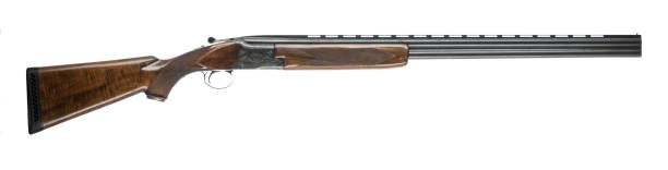 istock 12 gauge over under shotgun isolated on white background right 690654100