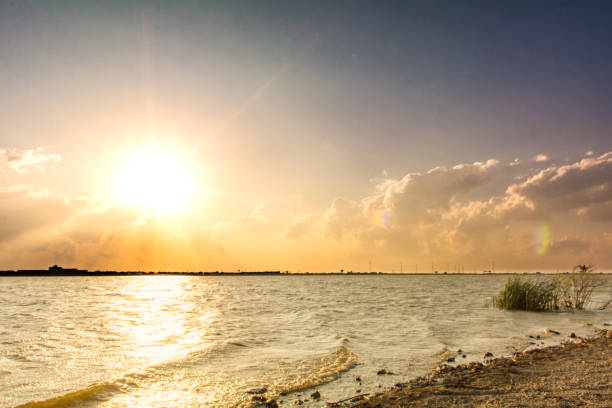 Sunset at Lake in Texas