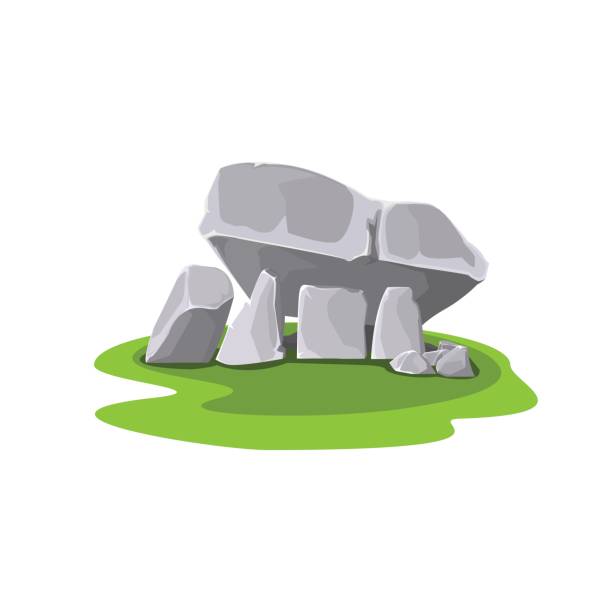 ilustrações de stock, clip art, desenhos animados e ícones de travel ireland. brownshill dolmen. - dolmen