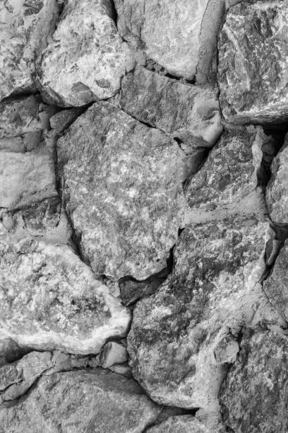 istock Stone surface background. texture of the stone wall 690675944
