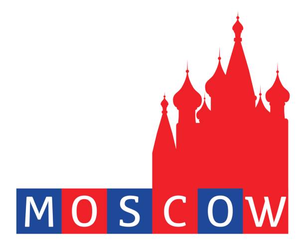 Moscow, Russia vector art illustration