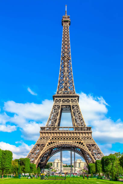 Eiffel Tower in a sunny day in Paris, France