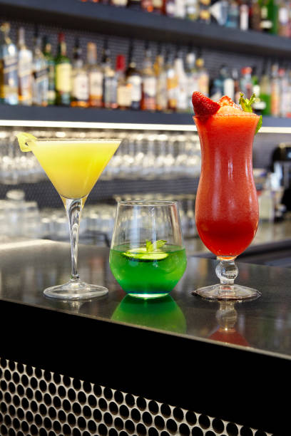 istock Cocktails on a bar 690713762