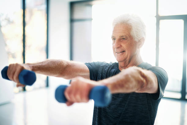 istock Giving his muscles and joints a greater range of motion 690716884