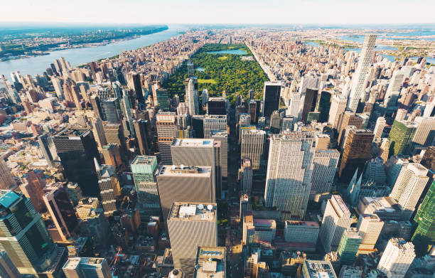 istock Aerial view of Central Park, NYC 690730878
