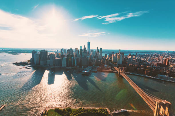 istock Brooklyn Bridge over the East River in New York 690730906