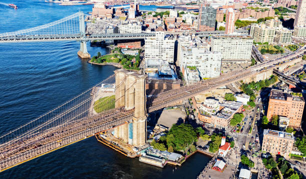 istock Brooklyn Bridge over the East River in New York 690731126