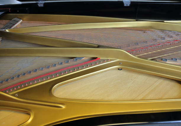 istock Inside the concert grand piano 690734570