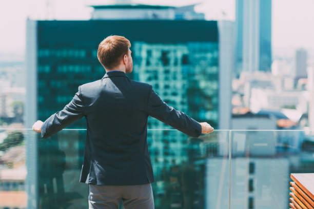 istock Businessman Looking at City 690742160