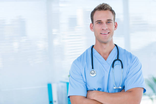 istock Smiling doctor looking at the camera 690764026