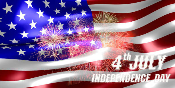 istock Fireworks background for 4th of July Independense Day. 690772818