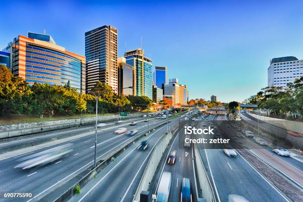 Fwy Warringah 2 N Syd Wide Stock Photo - Download Image Now - Australia, Road, Sydney