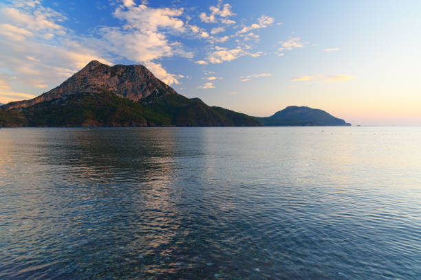 istock View on Moses Mountain from Adrasan beach in the morning. Turkey 690780980