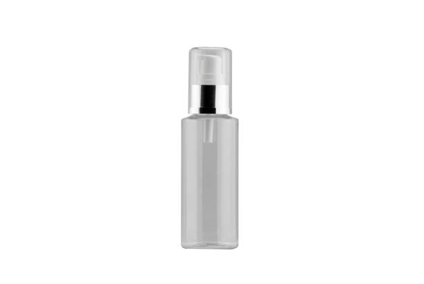 istock Cosmetic pump bottle container isolated on white background, Blank label for branding mock-up. 690787216