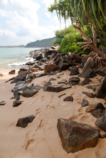 istock Ocean rocky cost line. Sri Lanka beaches 690793642