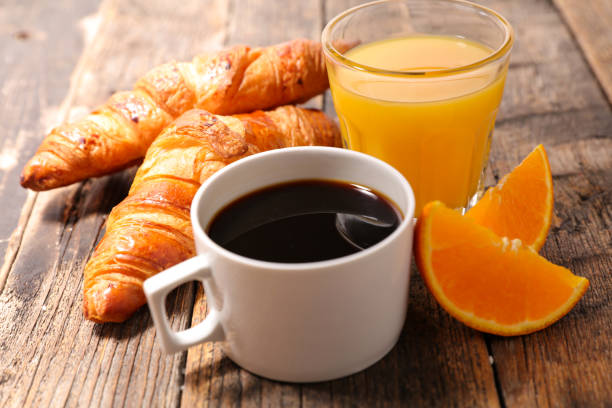 istock coffee,croissant and orange juice 690816410