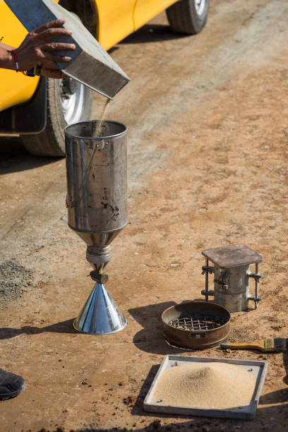 istock DENSITY OF SOIL IN PLACE BY THE SAND-CONE METHOD 690822462