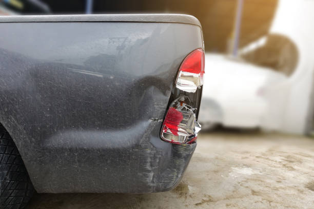 istock taillight broken of black car 690823214