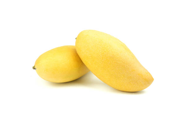 istock Yellow Mango thailand fruit favorite isolated on a white background. 690841640