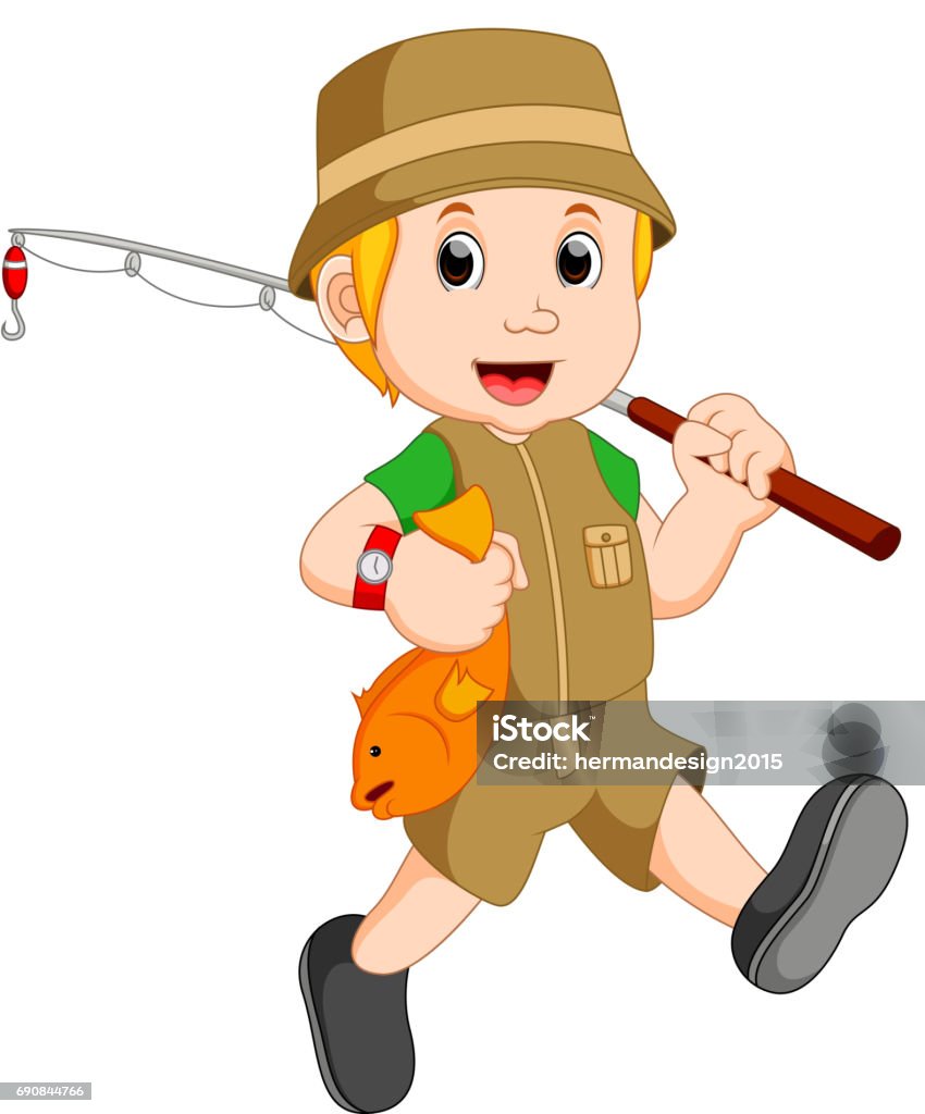 Phim Hoạt Hình Cậu Bé Câu Cá Hình minh họa Sẵn có - Tải xuống Hình ...