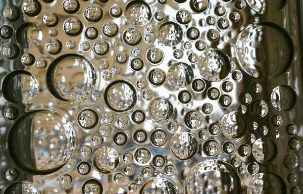 Bubble Obscure Glass Pattern looking like golfballs