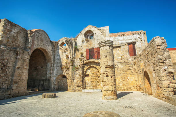 istock Walls of medieval building 690878836