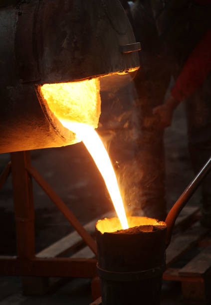 istock Liquid Molten Steel Industry 690887394