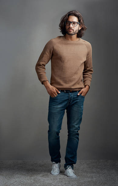 istock He nailed the easy going casual look 690899564