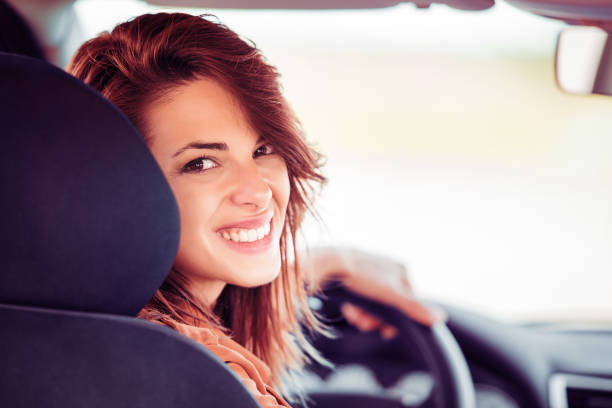 istock Woman in car 690900468