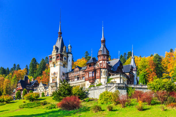 peles, sinaia. romênia - sinaia - fotografias e filmes do acervo