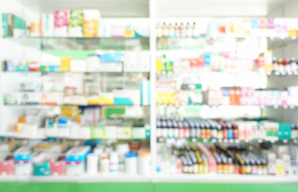 istock Medicines arranged in shelves 691038094