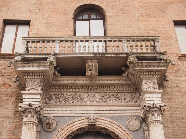 istock Ferrara, Italy. Ancient portal 691093484