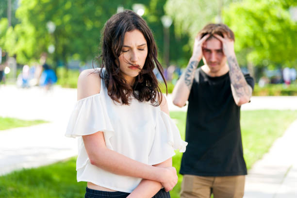 istock A young man is angry at his sad girlfriend 691095068