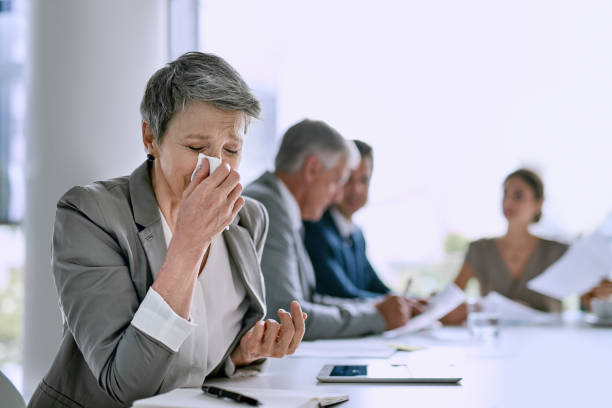 istock Being sick is keeping me out of the discussion 691102932