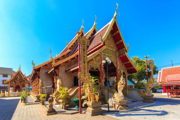 istock Wat Klang Wiang, Beautiful temple in Chiang Rai, Thailand 691119608