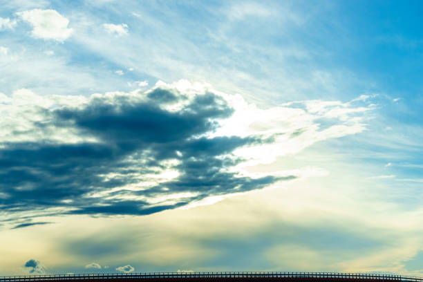 istock sunset over a hill top - silhouette 691137716