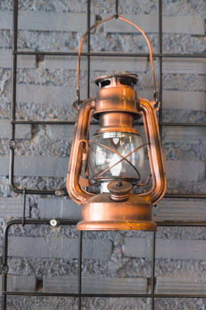 istock old vintage storm lanterns decoration on wall 691170924