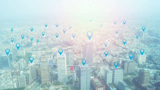 istock City with conncection line concept , technology conceptual, internet globalization for business 691173838