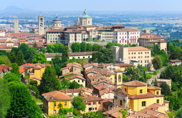 istock Bergamo, view of the  downtown, Italy 691174190