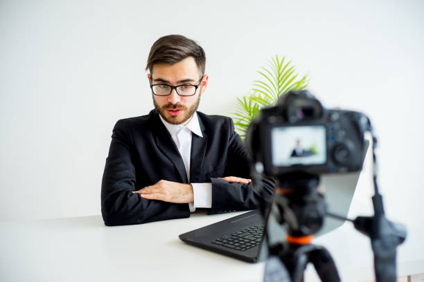 istock Male video blogger 691177308