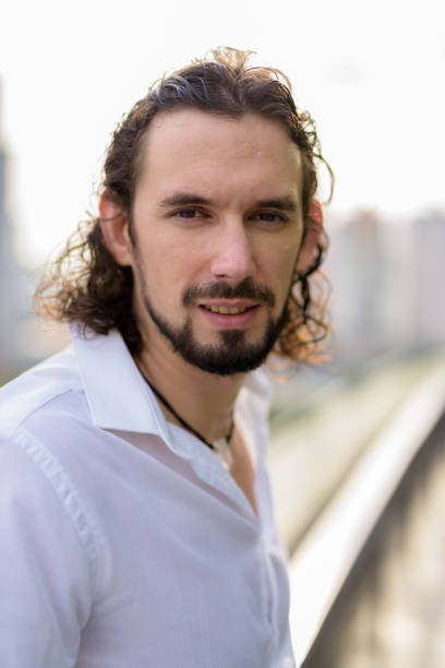 istock Handsome bearded man outdoors 691177924