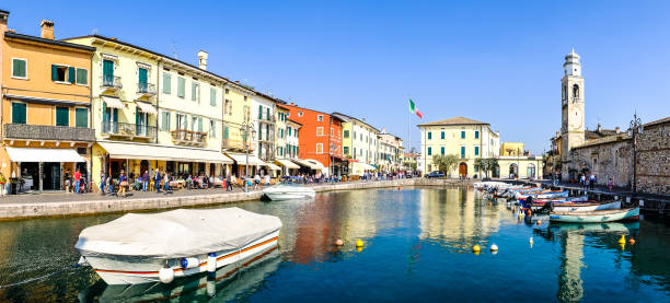 istock harbor of lazise 691182050
