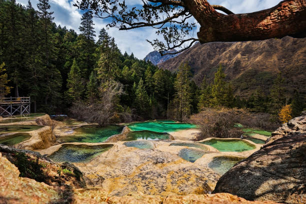 istock View Huanglong in China On High Mountain 691187786